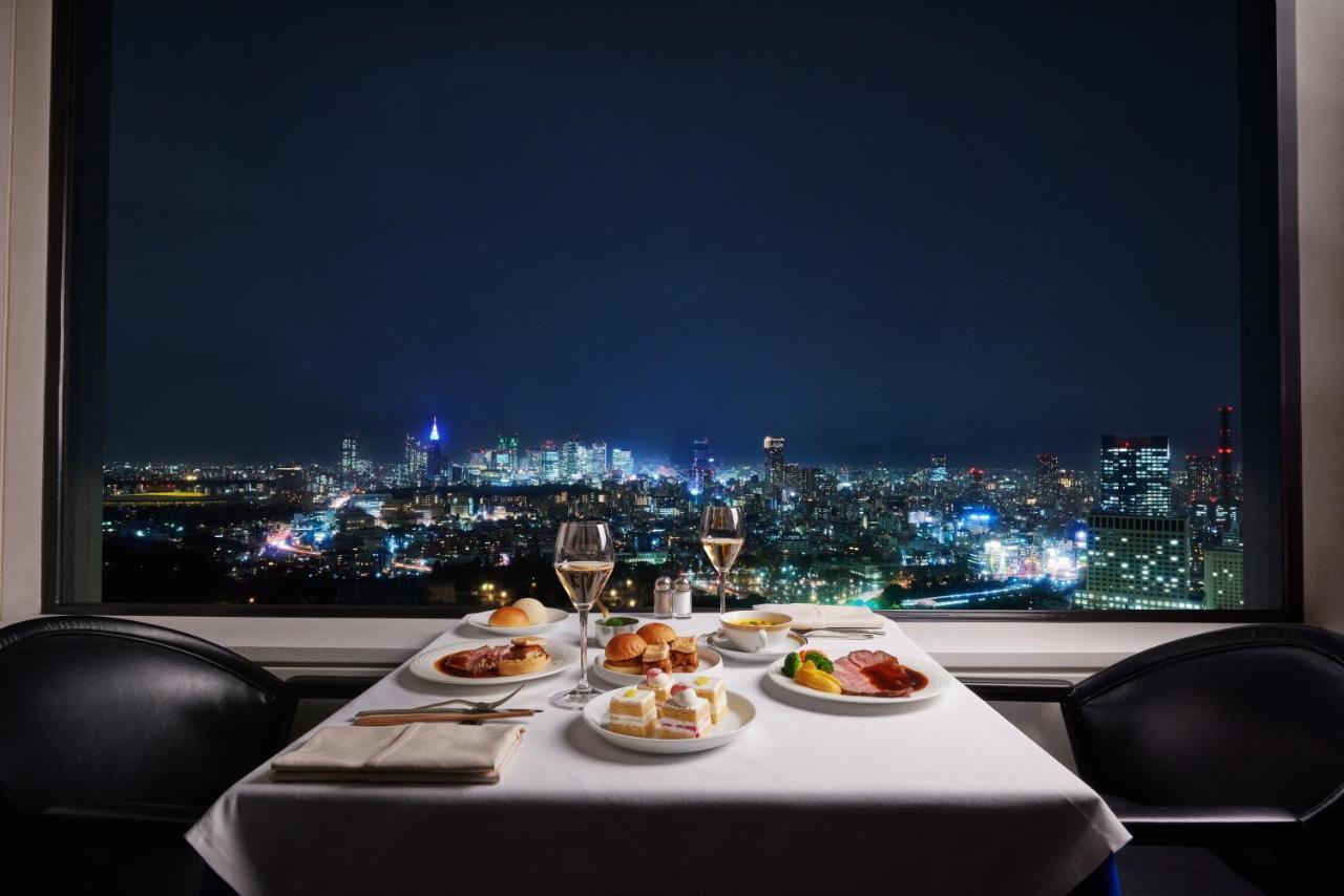 Hotel New Otani Tokyo The Main Exteriér fotografie View from the restaurant